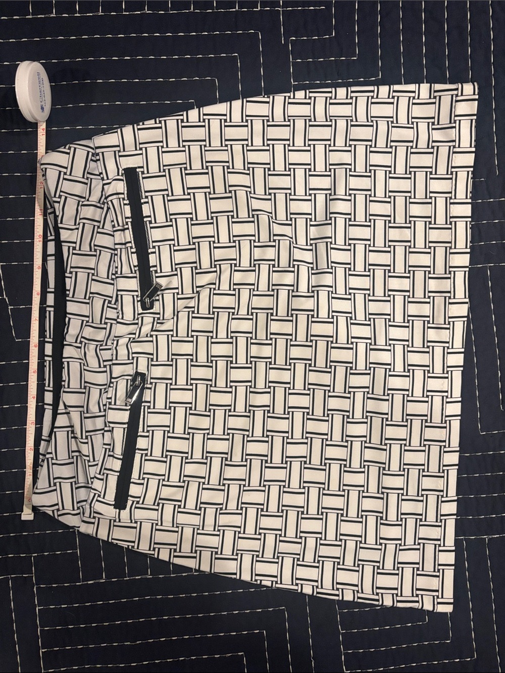 Black & White Pattern Skirt